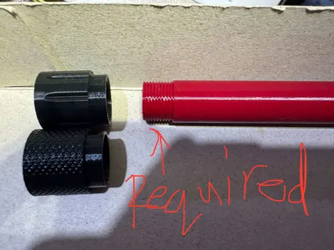 3d printed 14mm CCW thread protector