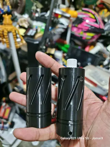 3d printed 3 inch Gel Blasters Hop TOY with threads for tracers