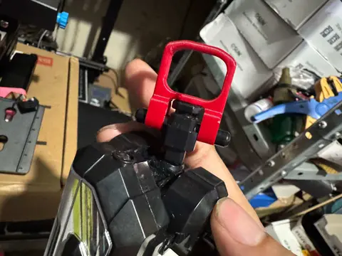 3d printed Beyblade X pull tab for string launcher
