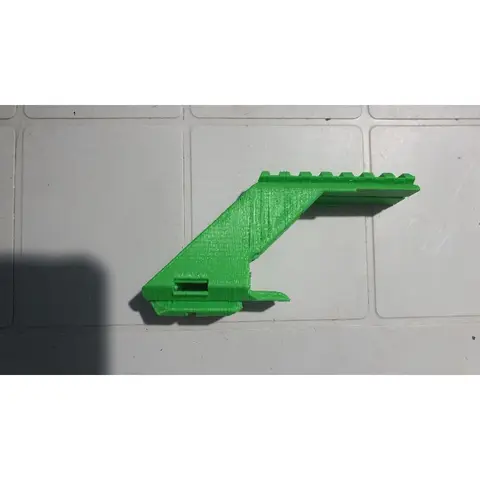 3d printed G17 / G18 GL0CKS Rail Adapter