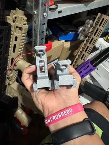 3d printed hydra inspired rail riser TOYS
