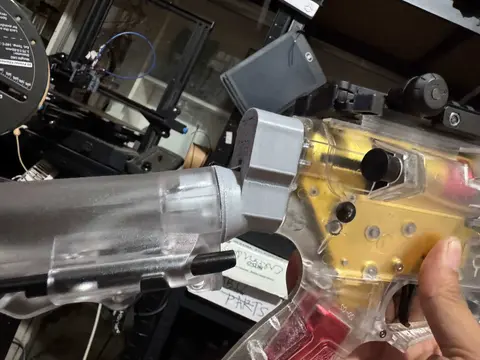 3d printed JomarX angled drop stock adapter for Gel blasters TOYS ONLY TG ARP9 v1 to v3