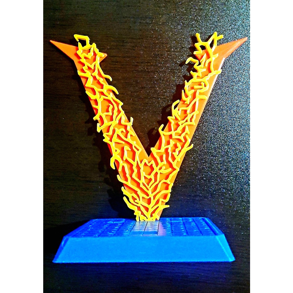 3d printed minipla Voltes V display base ONLY