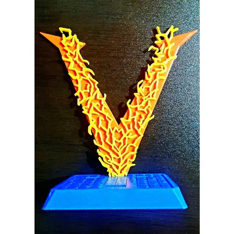 3d printed minipla Voltes V display base ONLY