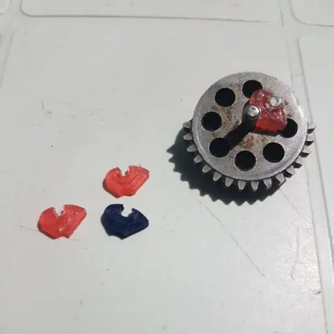 3d printed sector clip / delayer for softair or Gel Blaster