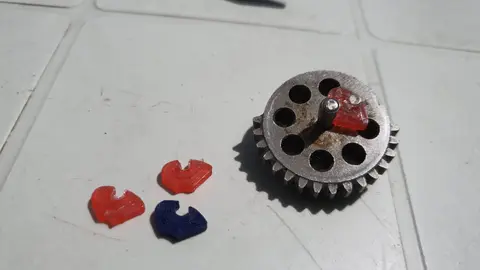3d printed Sector gear delayer for softair gel blasters toys