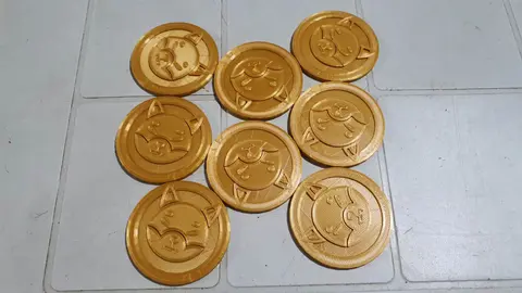 3d printed Shiba Inu Cryptocurrency Coin