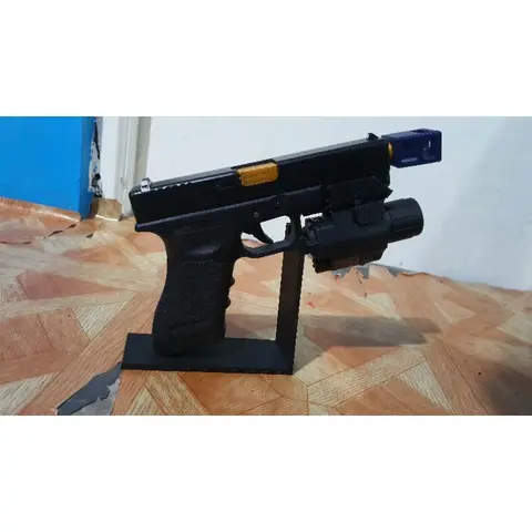 3d printed simple stand for SoftAir / Glocks - HiCapa - ETC