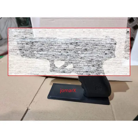 3d printed Simple TOY Glockz Stand for softAir or RS