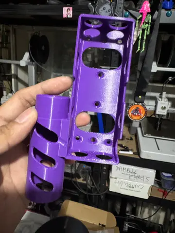 GHQ SQB Gel Blasters 3d printed upgrade thread hop up battery holder