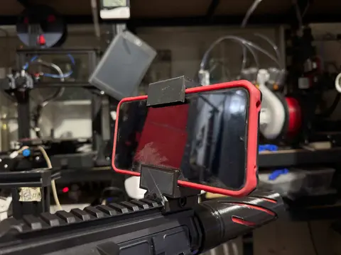 jomarx 3d printed cell phone holder for gel blasters / softair