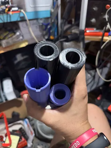 JomarX 3D printed Suppress0r Type HOP UP v6 for Gel Blasters PDX ARP9 MK8 SLR